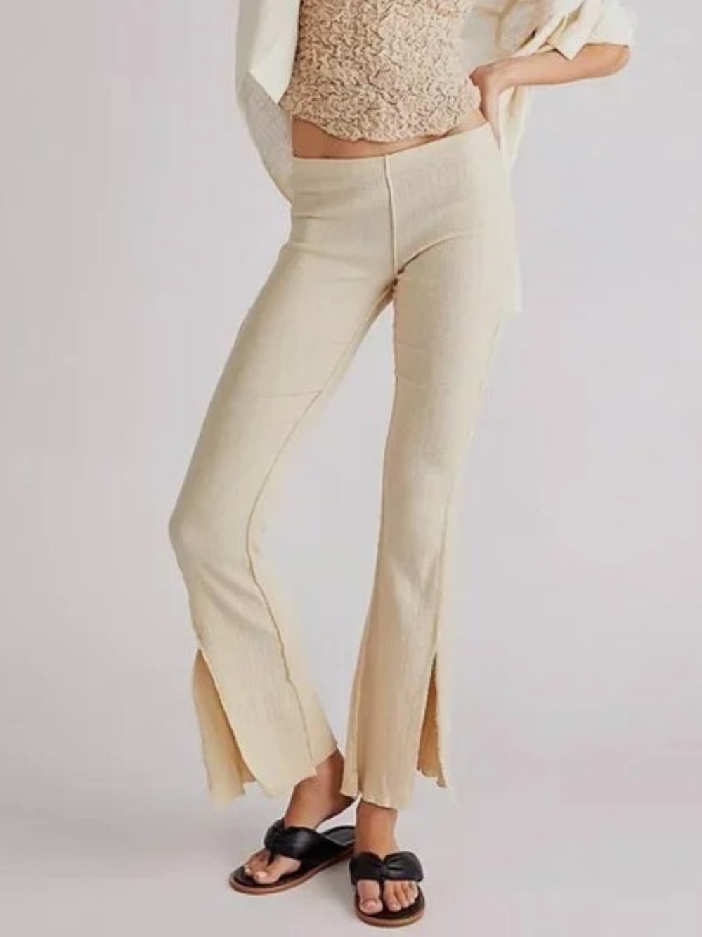 Free People She’s Perfect Pants in Buttercup
